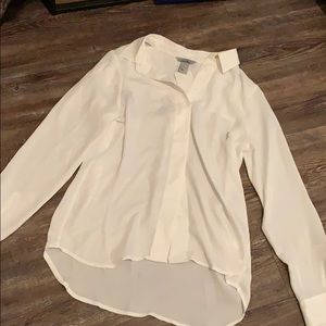 H&M White Button Up Shirt